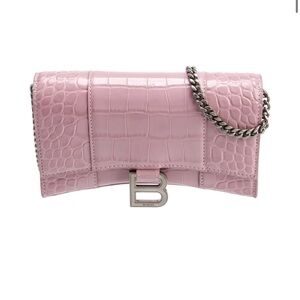 Balenciaga leather hourglass bag